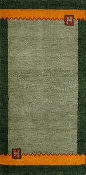 Gabbeh-Jumbo - Teppich aus Indien,  Schurwolle, Größe: 61x123cm Sonderpreis: € 98,-