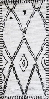 Gabbeh-Berber - Teppich aus Indien,  Schurwolle, Größe: 73x138cm Sonderpreis: € 106,-