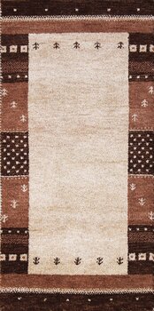 Gabbeh - Teppich aus Indien,  Schurwolle, Größe: 71x143cm Sonderpreis: € 133,-