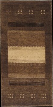 Gabbeh-Loribaff - Teppich aus Indien,  Schurwolle, Größe: 71x144cm Sonderpreis: € 142,-