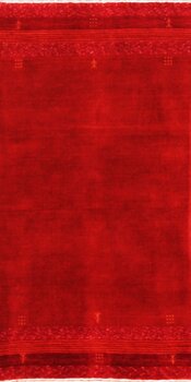 Gabbeh-Loom - Teppich aus Indien,  Schurwolle, Größe: 72x134cm Sonderpreis: € 202,-