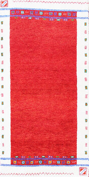 Gabbeh-Jumbo - Teppich aus Indien,  Schurwolle, Größe: 100x202cm Sonderpreis: € 212,-