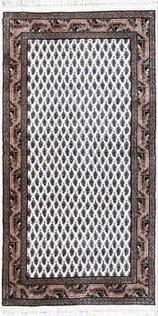 Mir - Teppich aus Indien,  Schurwolle, Größe: 74x139cm Sonderpreis: € 323,-