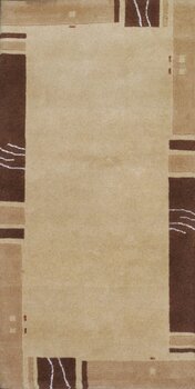 Benares - Teppich aus Tibet,  Schurwolle, Größe: 73x143cm Sonderpreis: € 110,-
