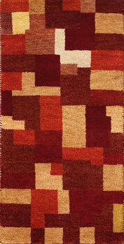 Gabbeh-Jumbo - Teppich aus Indien,  Schurwolle, Größe: 72x145cm Sonderpreis: € 137,-