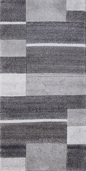 Linie-Natur-fein - Teppich aus Indien,  Schafwolle/Viskose, Größe: 71x141cm Sonderpreis: € 210,-