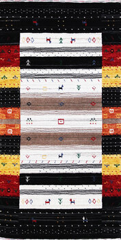 Gabbeh-Loom - Teppich aus Indien,  Schurwolle, Größe: 77x150cm Sonderpreis: € 242,-