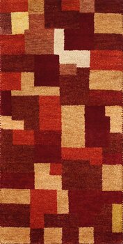 Gabbeh-Jumbo - Teppich aus Indien,  Schurwolle, Größe: 72x145cm Sonderpreis: € 137,-