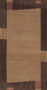 Benares - Teppich aus Tibet,  Schurwolle, Größe: 74x141cm Sonderpreis: € 110,-