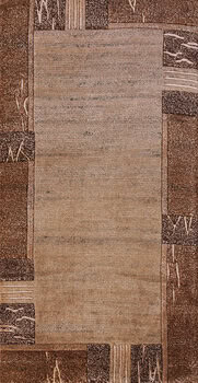 Tibet-Color - Teppich aus Indien,  Schafwolle/Viskose, Größe: 74x139cm Sonderpreis: € 216,-