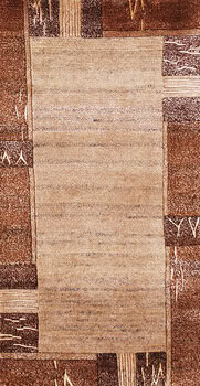 Tibet-Color - Teppich aus Indien,  Schurwolle, Größe: 73x138cm Sonderpreis: € 211,-