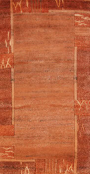 Tibet-Color - Teppich aus Indien,  Schafwolle/Viskose, Größe: 72x138cm Sonderpreis: € 208,-