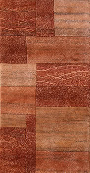 Tibet-Color - Teppich aus Indien,  Schafwolle/Viskose, Größe: 65x124cm Sonderpreis: € 169,-
