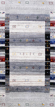 Gabbeh-Loom - Teppich aus Indien,  Schurwolle, Größe: 106x201cm Sonderpreis: € 447,-