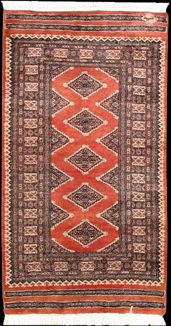 Jaldar - Teppich aus Pakistan,  Schurwolle, Größe: 84x153cm Sonderpreis: € 128,-