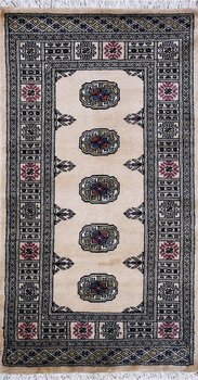 Bochara - Teppich aus Pakistan,  Schurwolle, Größe: 74x140cm Sonderpreis: € 217,-