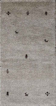 Gabbeh-Jumbo - Teppich aus Indien,  Schurwolle, Größe: 72x139cm Sonderpreis: € 131,-