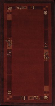 Benares - Teppich aus Tibet,  Schurwolle, Größe: 73x143cm Sonderpreis: € 93,-