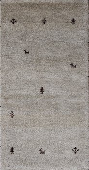 Gabbeh-Jumbo - Teppich aus Indien,  Schurwolle, Größe: 72x139cm Sonderpreis: € 131,-