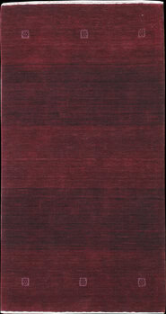 Gabbeh-Loom - Teppich aus Indien,  Neuseelandwolle, Größe: 75x142cm Sonderpreis: € 201,-
