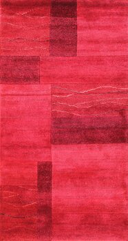 Tibet-Color - Teppich aus Indien,  Schafwolle/Viskose, Größe: 103x201cm Sonderpreis: € 434,-