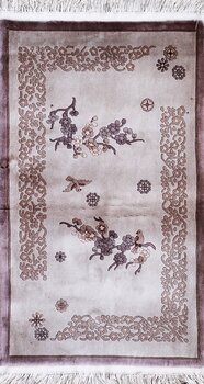 China - Teppich aus China,  Schurwolle, Größe: 91x152cm Sonderpreis: € 145,-
