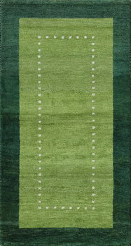 Gabbeh-Jumbo - Teppich aus Indien,  Schurwolle, Größe: 74x140cm Sonderpreis: € 136,-
