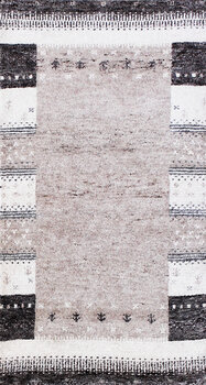 Gabbeh-Jumbo - Teppich aus Indien,  Schurwolle, Größe: 75x138cm Sonderpreis: € 109,-