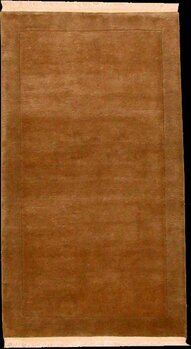 Ton/Ton - Teppich aus Tibet,  Schurwolle, Größe: 92x164cm Sonderpreis: € 123,-