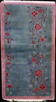 Tibet fein - Teppich aus Nepal,  Schurwolle, Größe: 86x157cm Sonderpreis: € 237,-