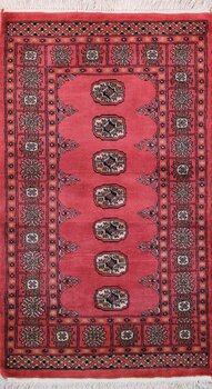 Bochara - Teppich aus Pakistan,  Schurwolle, Größe: 80x126cm Sonderpreis: € 211,-