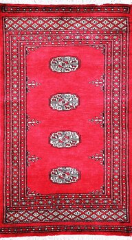 Bochara - Teppich aus Pakistan,  Schurwolle, Größe: 78x135cm Sonderpreis: € 248,-