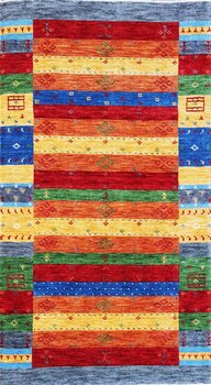 Gabbeh-Loom - Teppich aus Indien,  Schurwolle, Größe: 91x162cm Sonderpreis: € 309,-
