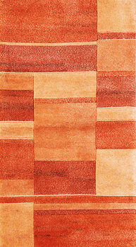 Tibet-Color - Teppich aus Indien,  Schurwolle, Größe: 91x162cm Sonderpreis: € 309,-