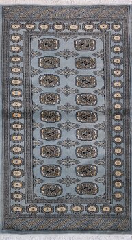 Bochara - Teppich aus Pakistan,  Schurwolle, Größe: 97x154cm Sonderpreis: € 313,-