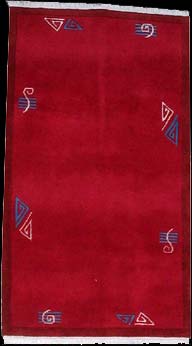 Benares - Teppich aus Tibet,  Schurwolle, Größe: 93x165cm Sonderpreis: € 81,-