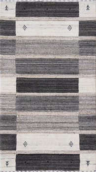 Gabbeh-Loom - Teppich aus Indien,  Schurwolle, Größe: 62x126cm Sonderpreis: € 164,-