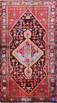 Hamadan - Teppich aus Orient,  Schurwolle, Größe: 139x245cm Sonderpreis: € 714,-