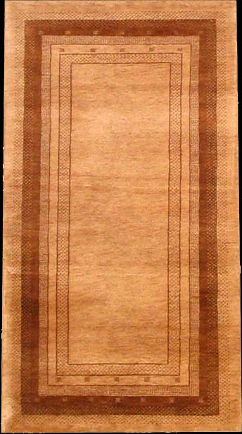 Gabbeh-Loribaff - Teppich aus Indien,  Schurwolle, Größe: 90x168cm Sonderpreis: € 191,-