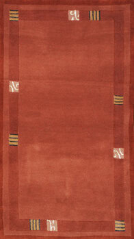 Benares - Teppich aus Tibet,  Schurwolle, Größe: 92x165cm Sonderpreis: € 160,-