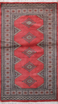 Bochara - Teppich aus Pakistan,  Schurwolle, Größe: 96x158cm Sonderpreis: € 318,-