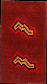 Sonderbestellung - Teppich aus Tibet,  Schurwolle, Größe: 90x170cm Sonderpreis: € 209,-