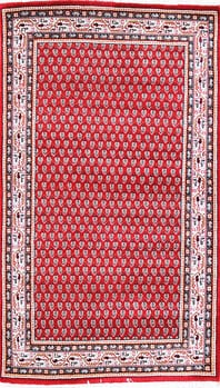 Mir - Teppich aus Indien,  Schurwolle, Größe: 88x159cm Sonderpreis: € 440,-