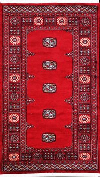 Bochara - Teppich aus Pakistan,  Schurwolle, Größe: 96x156cm Sonderpreis: € 314,-