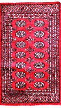 Bochara - Teppich aus Pakistan,  Schurwolle, Größe: 81x133cm Sonderpreis: € 254,-