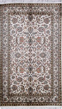 Kashmir-Seide - Teppich aus Kashmir,  Natur-Seide, Größe: 92x151cm Sonderpreis: € 1.018,-