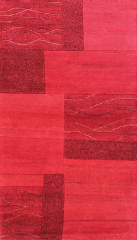 Tibet-Color - Teppich aus Indien,  Schafwolle/Viskose, Größe: 93x161cm Sonderpreis: € 314,-