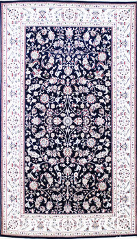 Nain - Teppich aus Indien,  Schafwolle/Seide, Größe: 153x257cm Sonderpreis: € 1.545,-