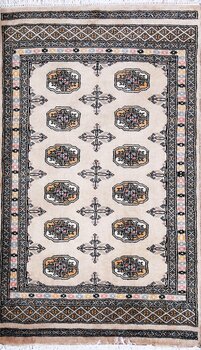 Bochara - Teppich aus Pakistan,  Schurwolle, Größe: 82x137cm Sonderpreis: € 265,-