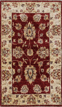Ziegler-Chobi - Teppich aus Afghanistan ,  Ghazniwolle, Größe: 62x107cm Sonderpreis: € 261,-